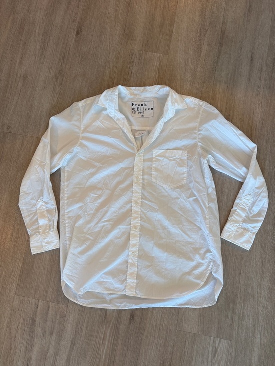 Frank & Eileen Tops - Frank & Eileen White Button Down Joedy Shirt Italian Cotton